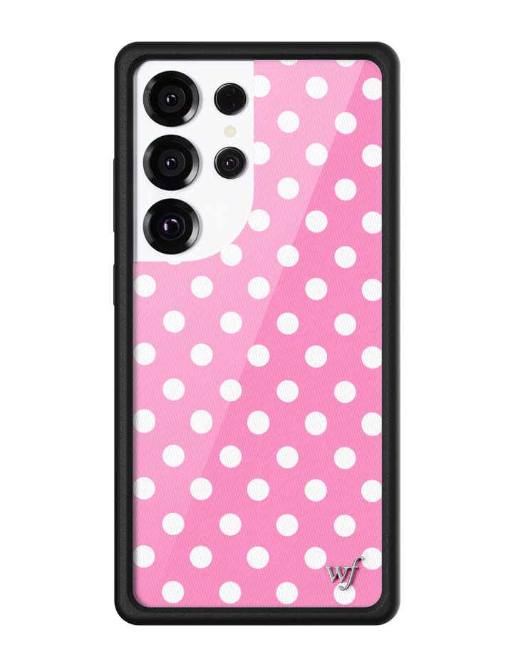 Polka Dot | Pink and White Samsung Galaxy Case