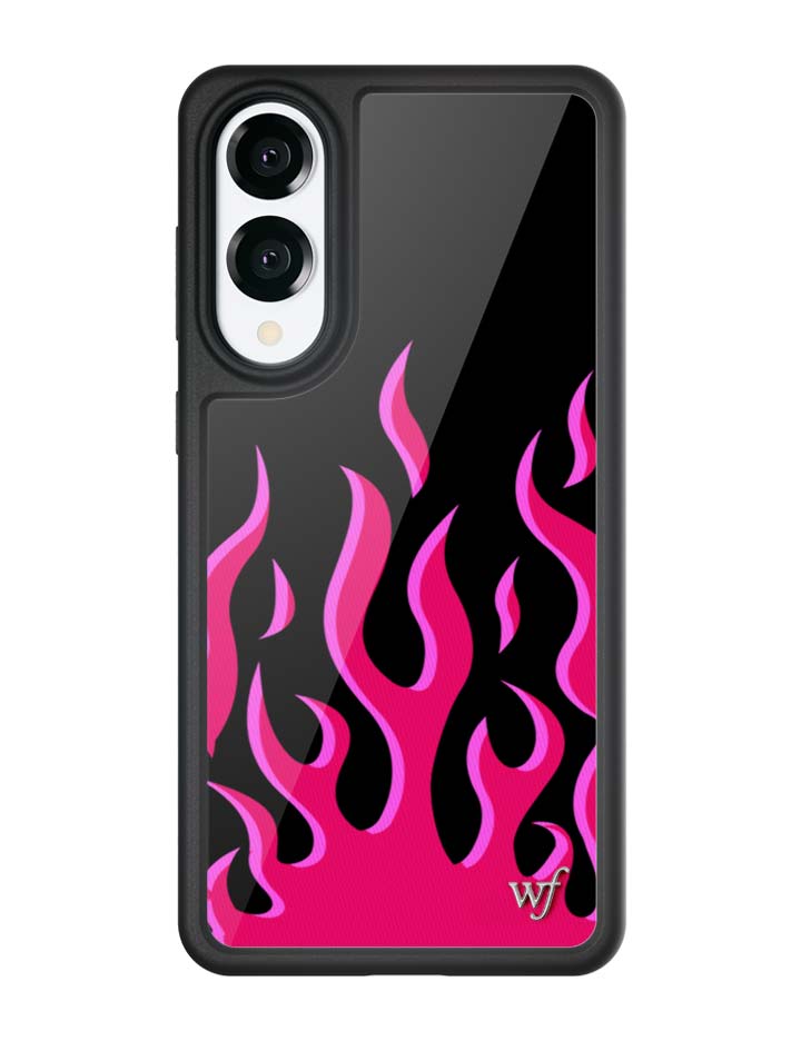 Flames | Black & Red Samsung Galaxy Case