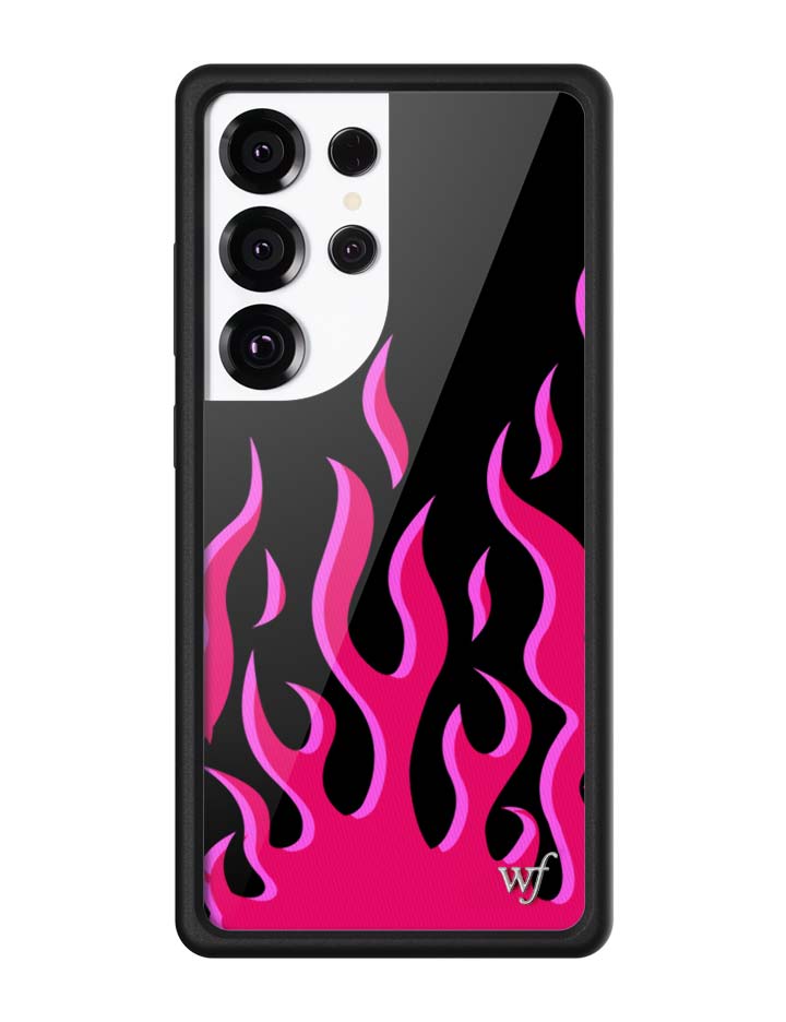 Flames | Black & Red Samsung Galaxy Case