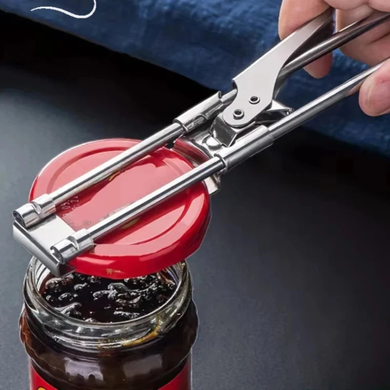 Adjustable Stainless Steel Jar & Bottle Opener