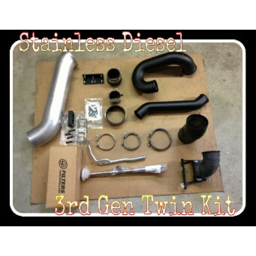 S300/S400 Twin Piping Kit | 2003-2007 Dodge Ram 5.9 Cummins