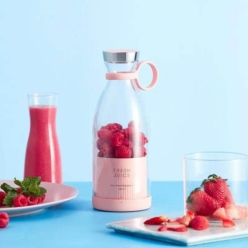Portable Mini Juice Blender Bottle with Wireless Charging