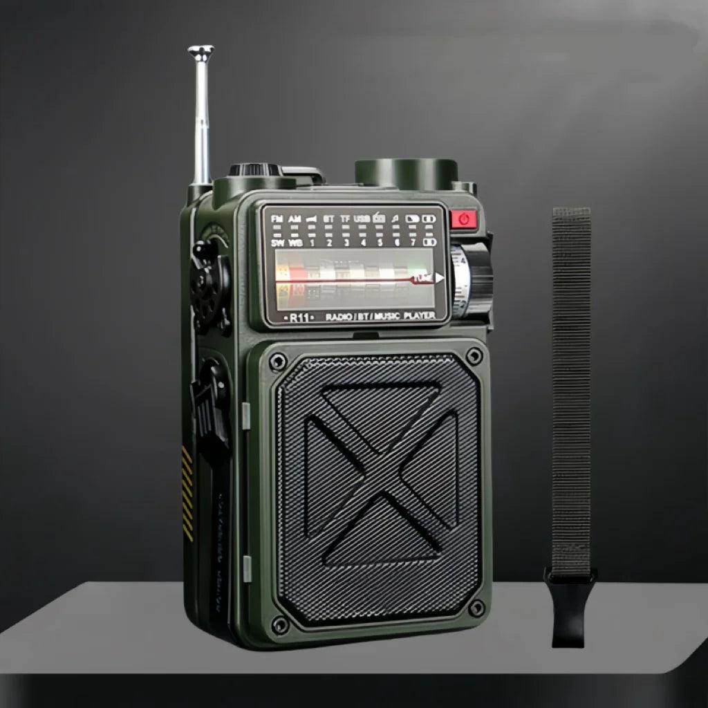Hand-Crank Generator & Solar Power Bank