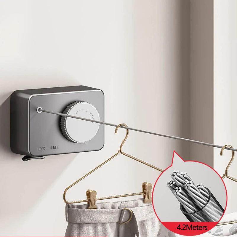 Invisible Retractable Clothesline