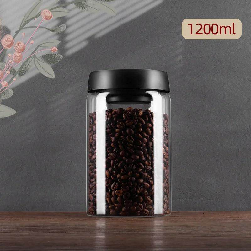 Vacuum Sealed Jug Coffee Beans Airtight Canister