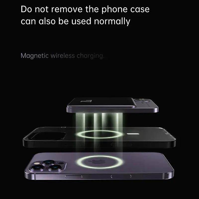 PowerHub ChargeMate wireless charger MagSafe Power Bank for iphone