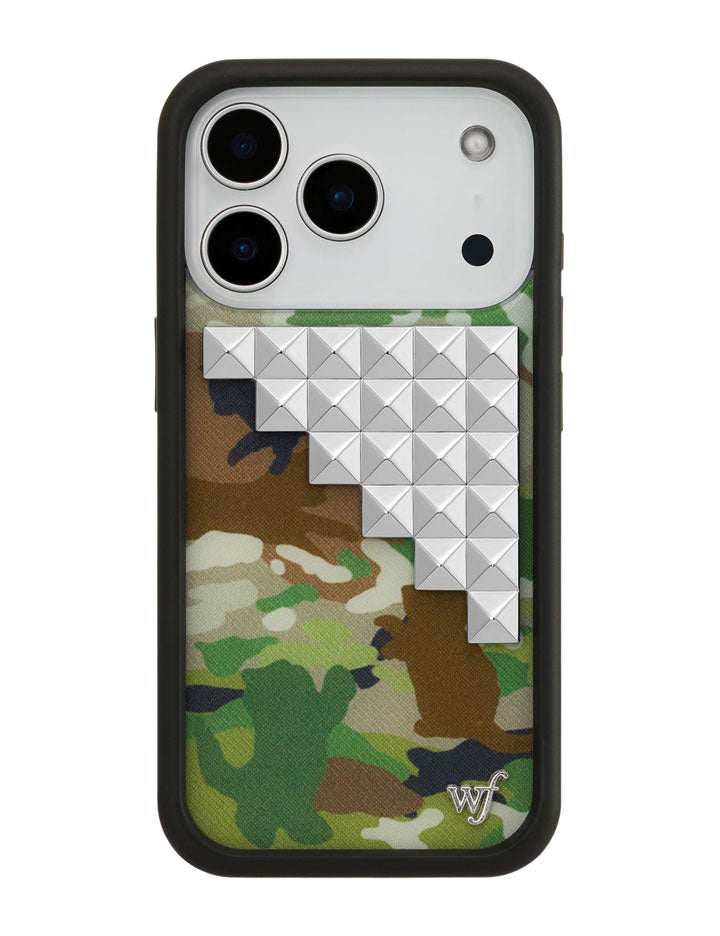 Cat Camo Stud iPhone Case