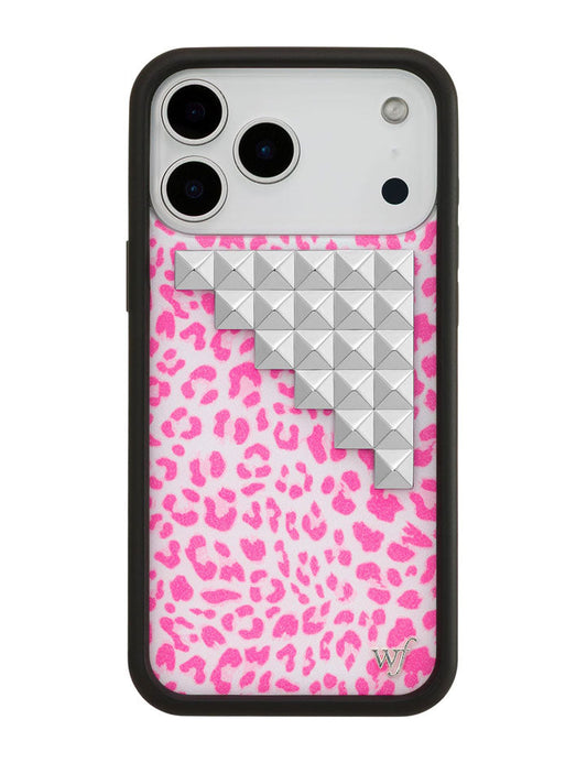 Pink Meow Stud iPhone Case