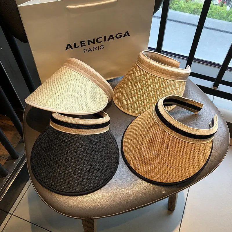 Straw sun visor Hat