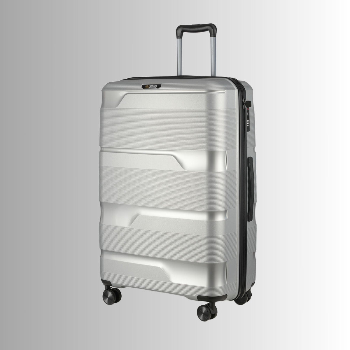 28-inch Silver Hardcase Roller Luggage
