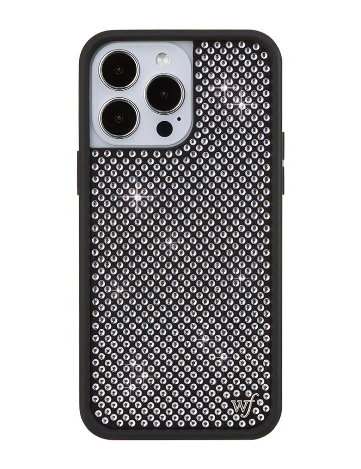 Rhinestone iPhone Case | White