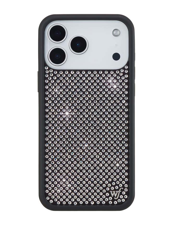 Rhinestone iPhone Case | White