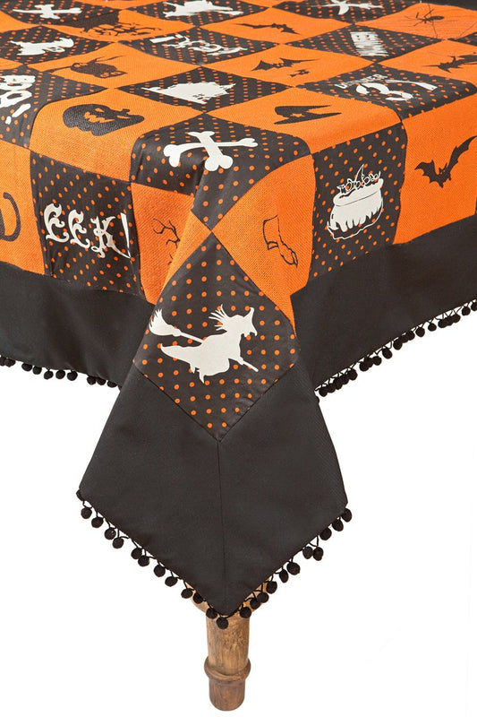 Halloween Patchwork Tablecloth