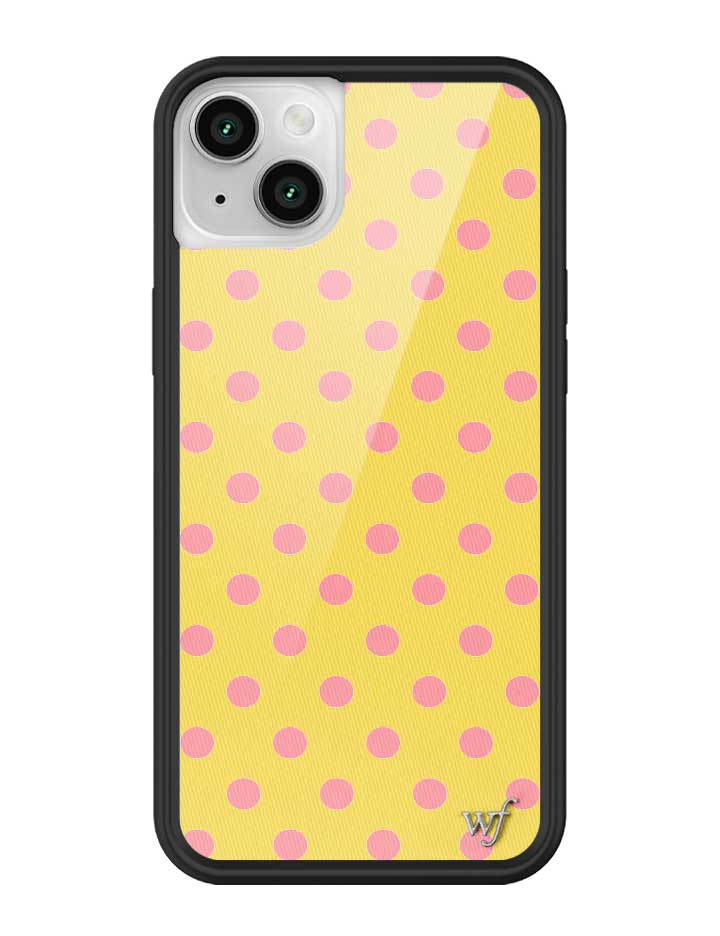 Polka Dot | Yellow and Pink iPhone Case