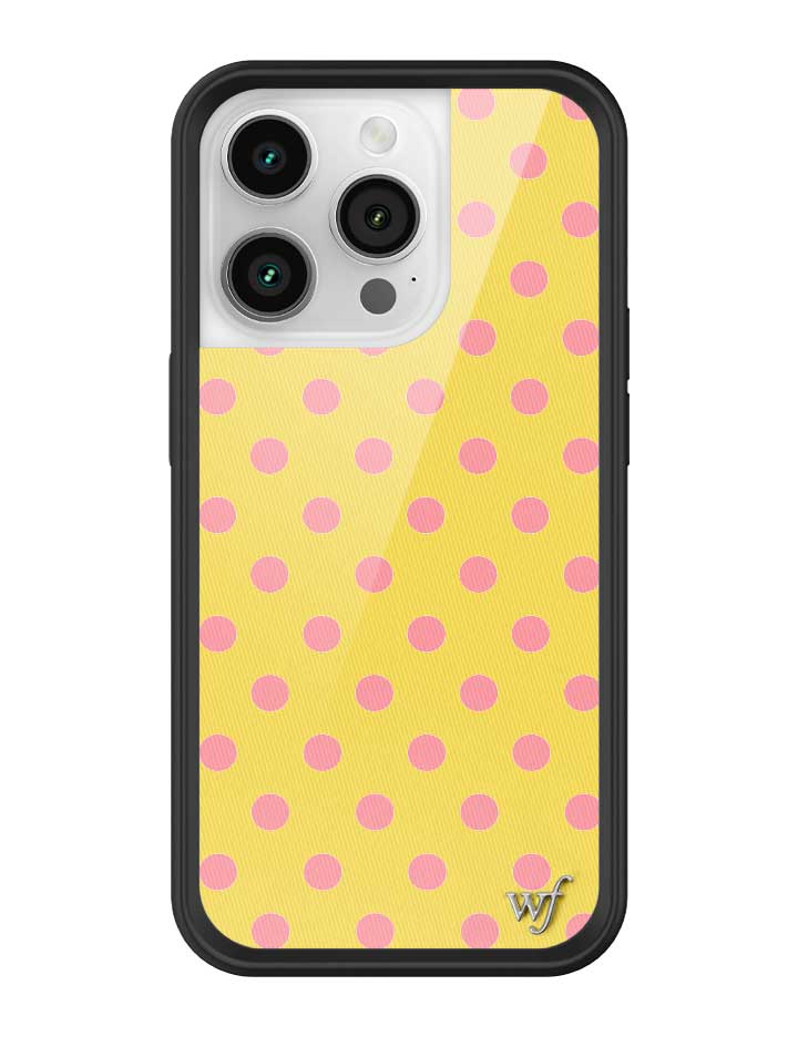 Polka Dot | Yellow and Pink iPhone Case