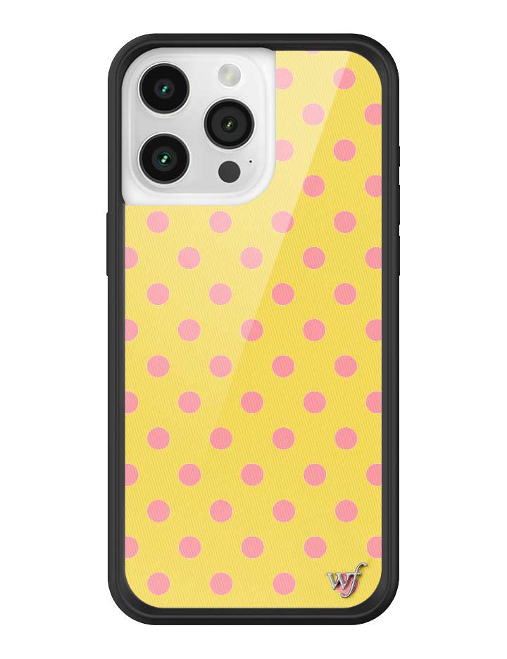 Polka Dot | Yellow and Pink iPhone Case