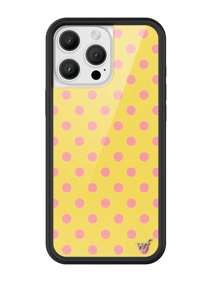 Polka Dot | Yellow and Pink iPhone Case