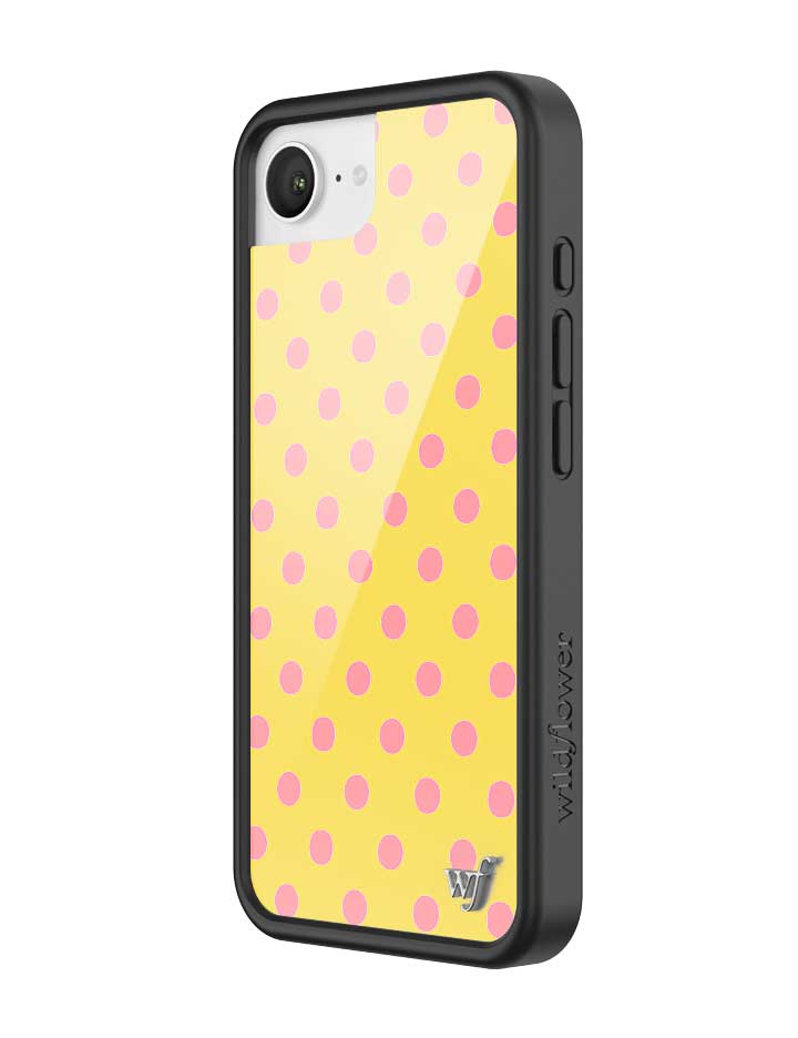 Polka Dot | Yellow and Pink iPhone Case