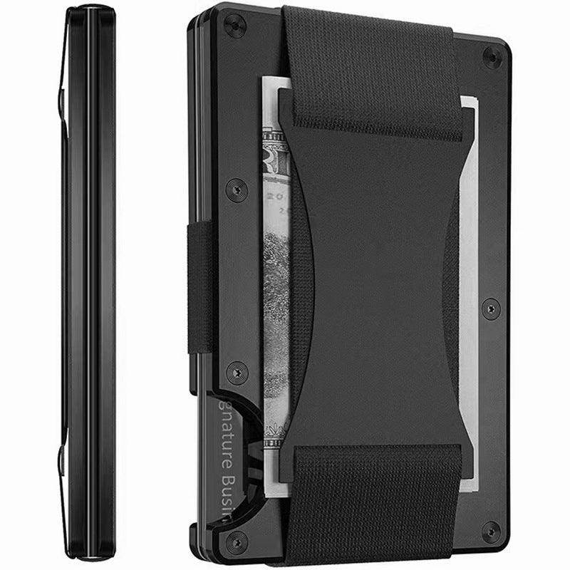 Carbon Fiber Wallet - RFID Blocking Metal Card Holder