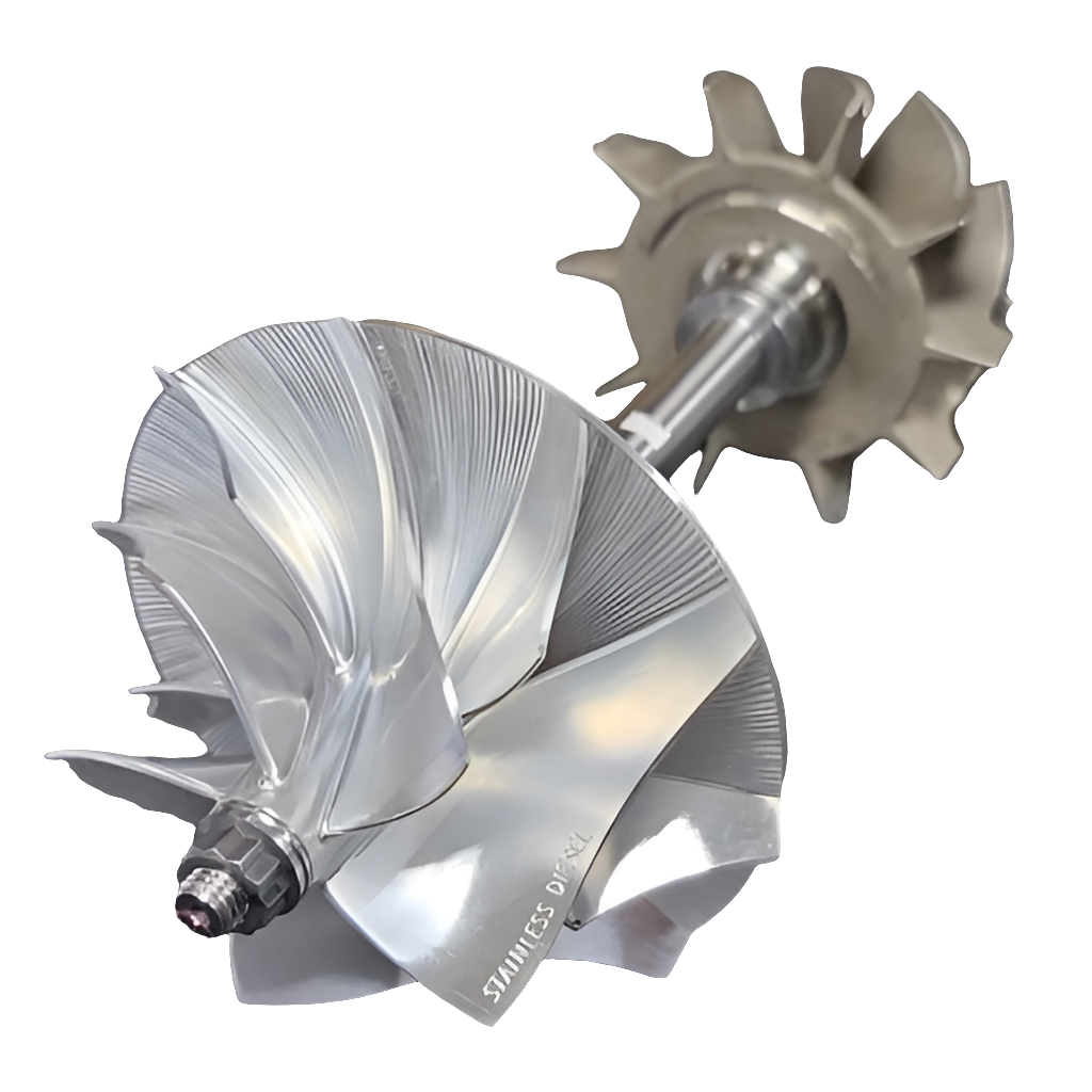 Power Package – 5Blade Billet Compressor Wheel + 10Blade Turbine Wheel | 2007.5-2018 Dodge Ram 6.7 Cummins