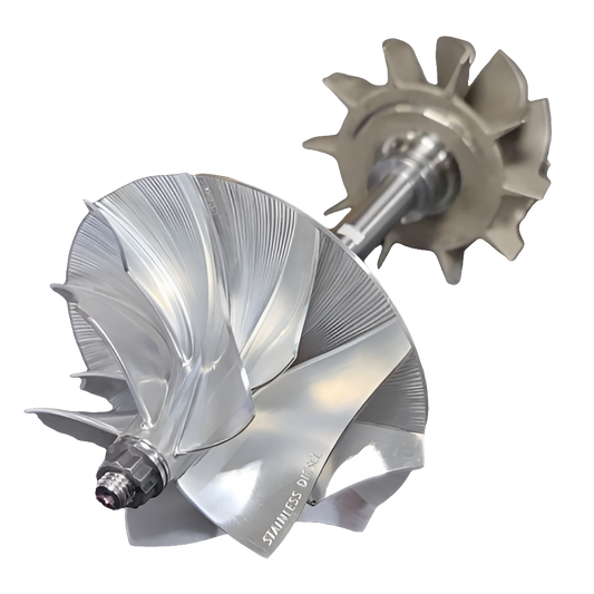 Power Package – 5Blade Billet Compressor Wheel + 10Blade Turbine Wheel | 2007.5-2018 Dodge Ram 6.7 Cummins