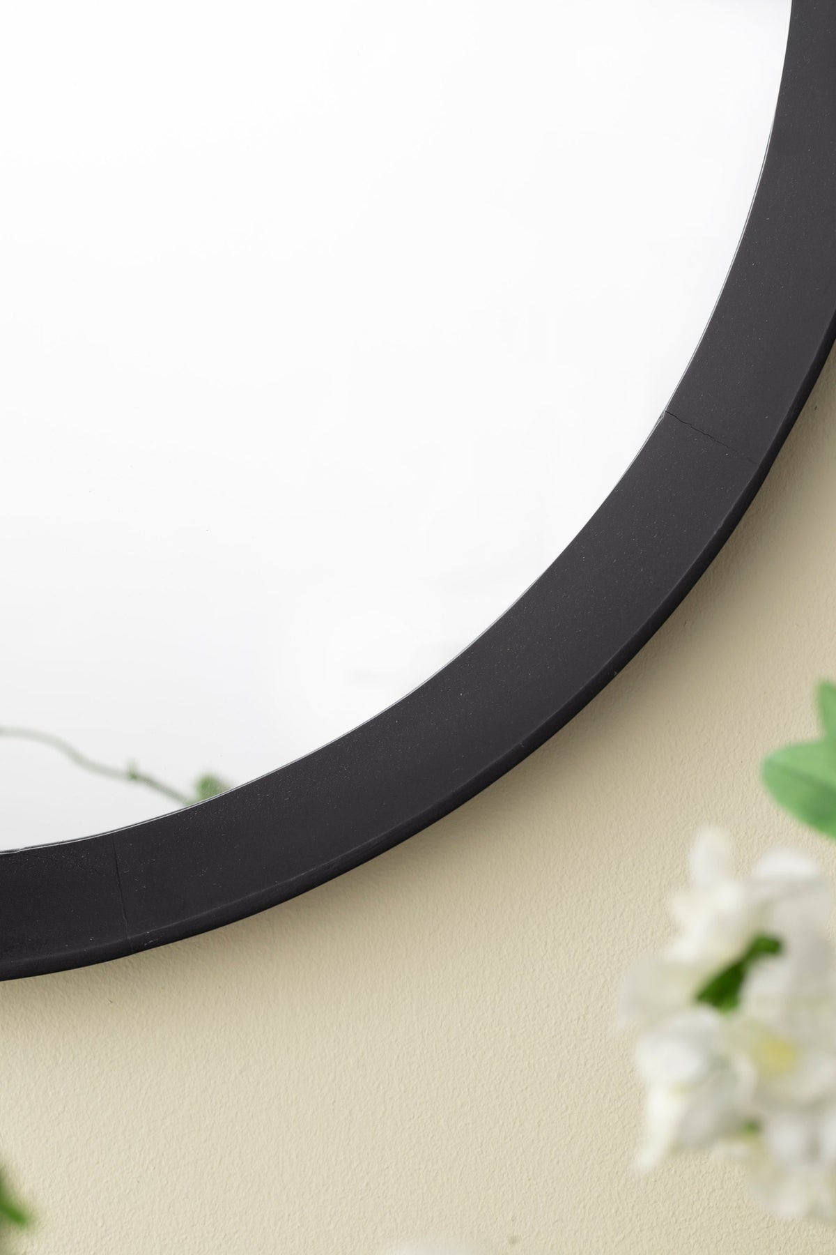 Solid Mango Wood Frame Wall Mirror, Available in 2 Colors