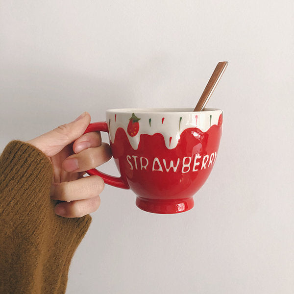 Strawberry Ceramic Mug