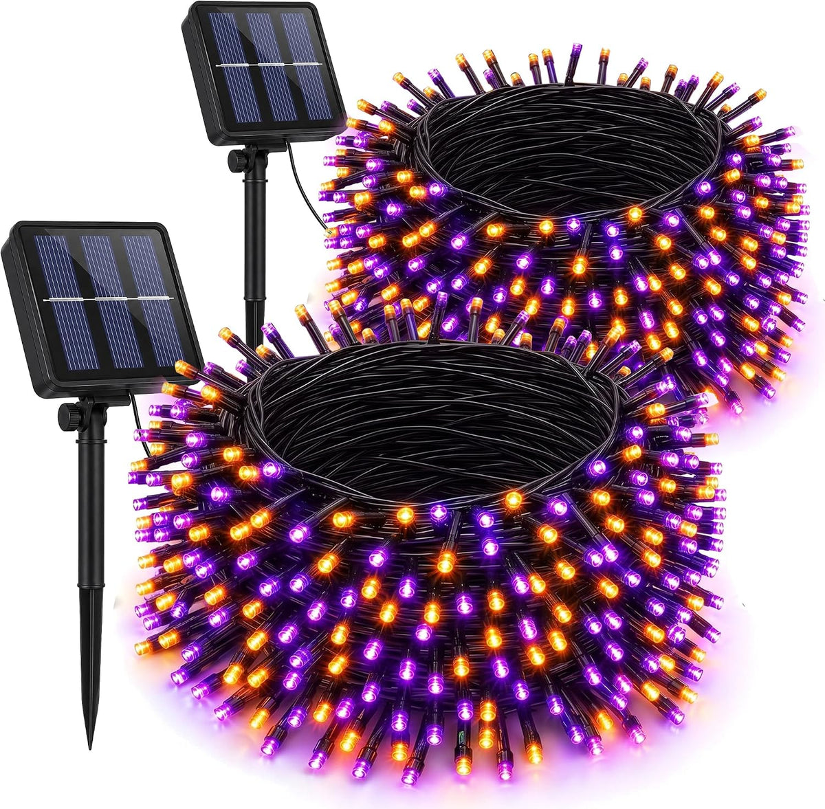 2-Pack 132FT Solar String Lights with 400 LEDs