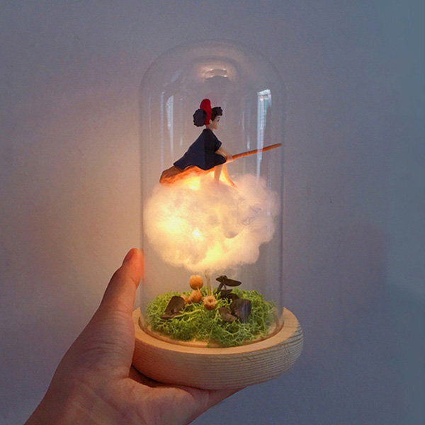 DIY Kiki Glass Dome Lamp