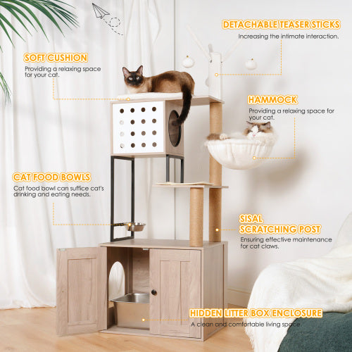Cat Tree Tower for Indoor Cat