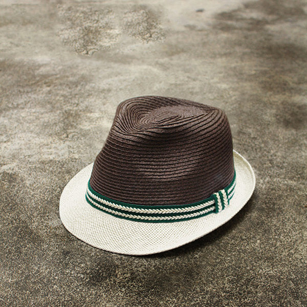 Woven Color Block Hat