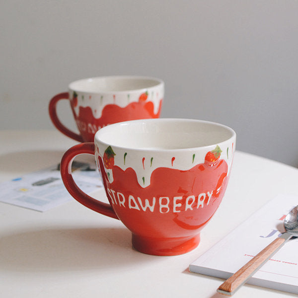 Strawberry Ceramic Mug