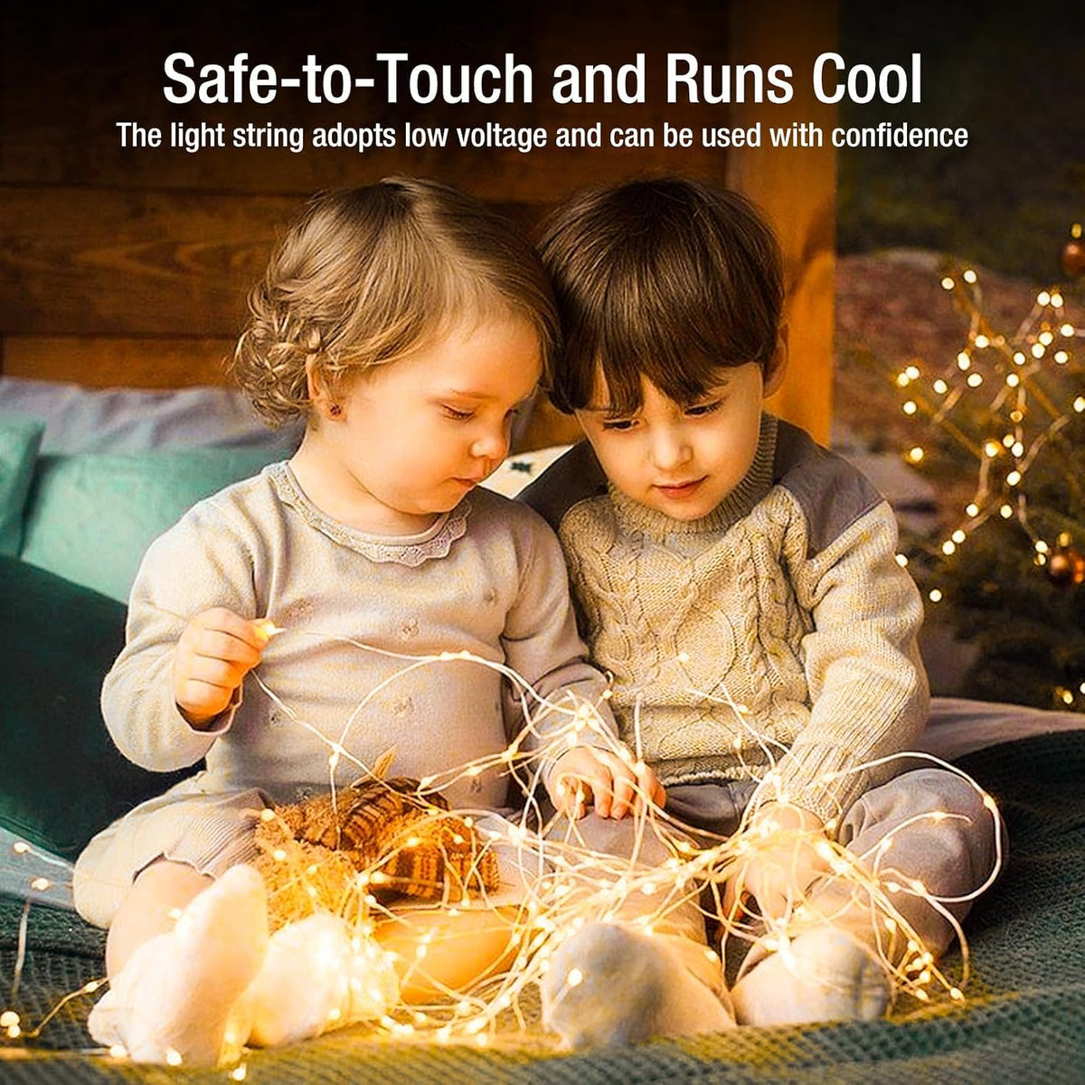 30 Units 7ft LED Fairy String Lights  Warm White Battery Powered Decor