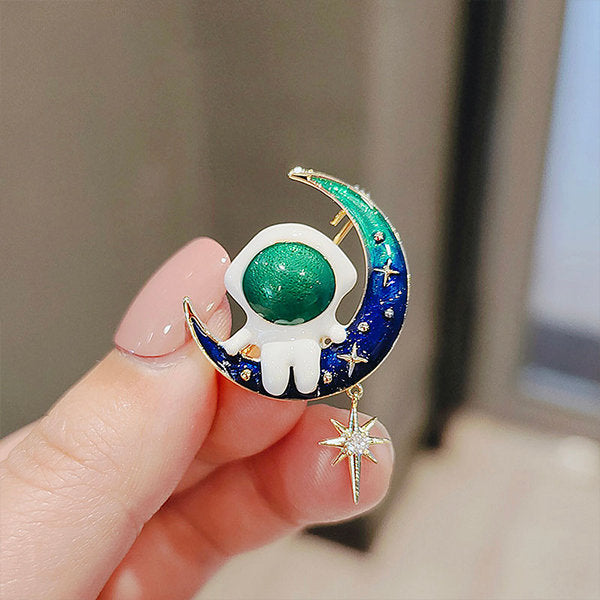 Astronaut Brooch