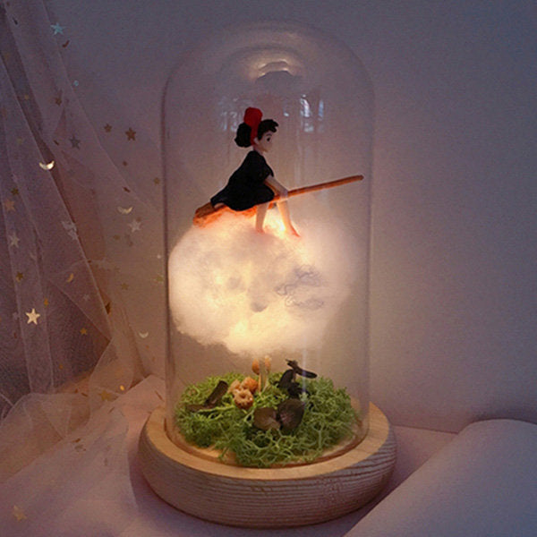 DIY Kiki Glass Dome Lamp