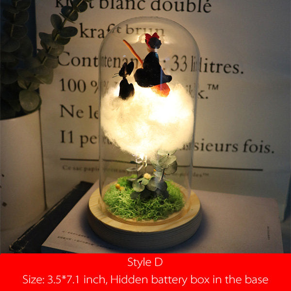 DIY Kiki Glass Dome Lamp