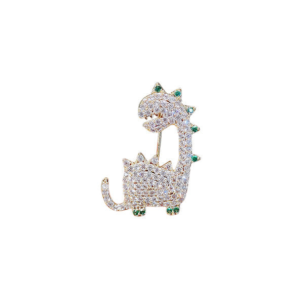 Sparkling Dinosaur Brooch