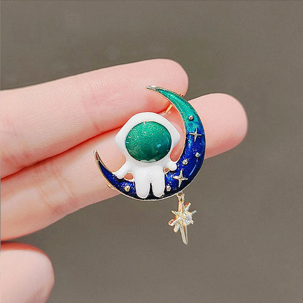 Astronaut Brooch