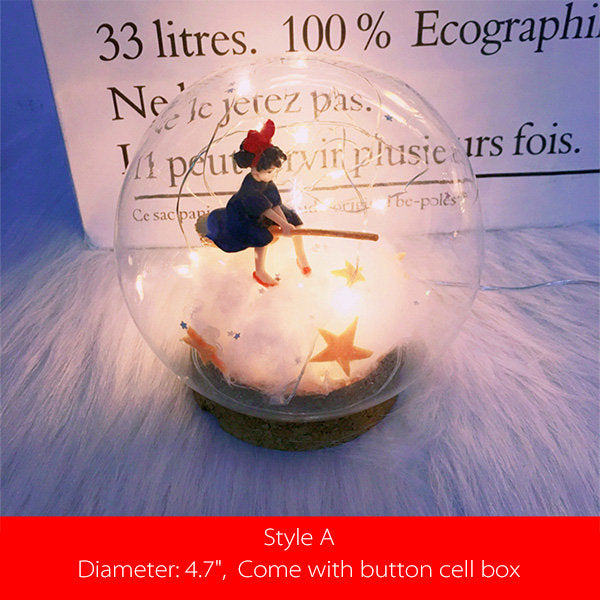 DIY Kiki Glass Dome Lamp