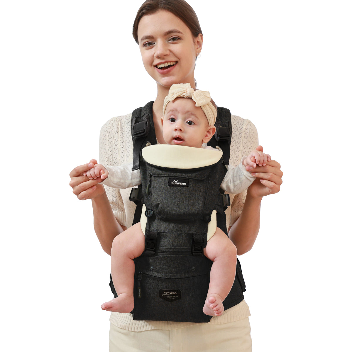 Ergonomic 3-in-1 Baby Carrier and Hipseat