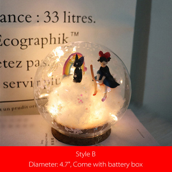 DIY Kiki Glass Dome Lamp
