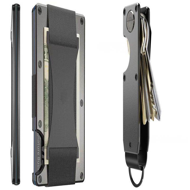 Carbon Fiber Wallet - RFID Blocking Metal Card Holder