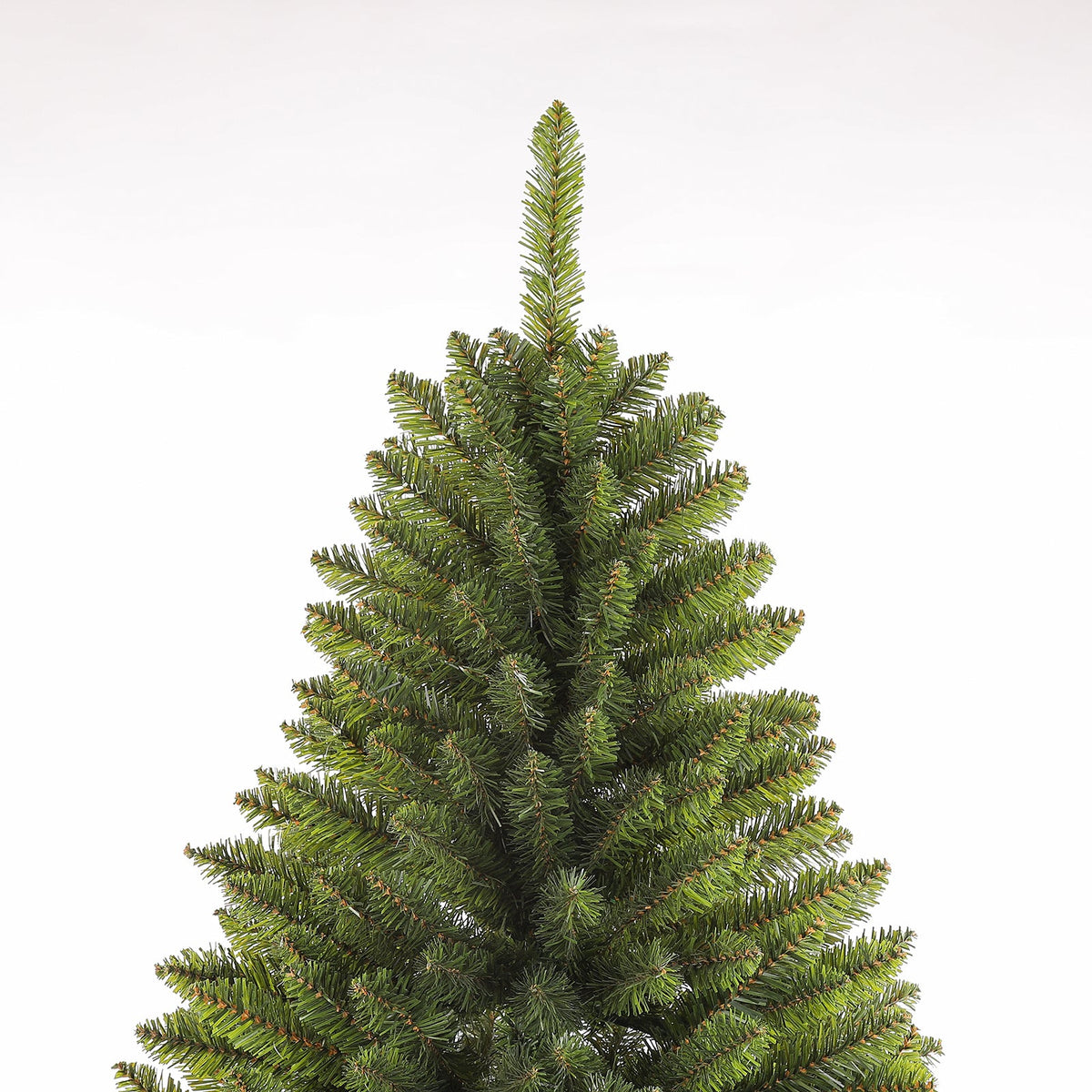 Full Unlit Artificial Christmas Tree with Hinged Branches and Folding