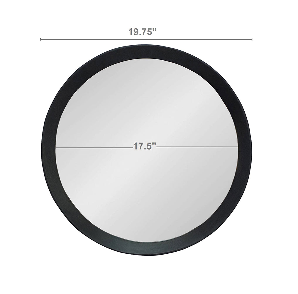 Solid Mango Wood Frame Wall Mirror, Available in 2 Colors