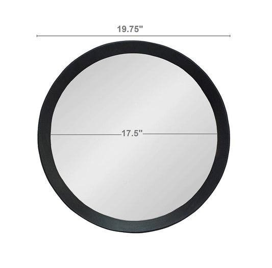 Solid Mango Wood Frame Wall Mirror, Available in 2 Colors