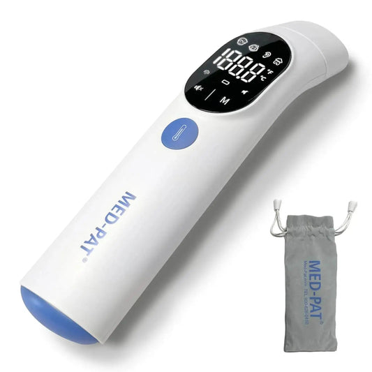 Med-Pat TH-1 Digital Infrared Thermometer – 4-in-1 Ear & Forehead | FDA Cleared