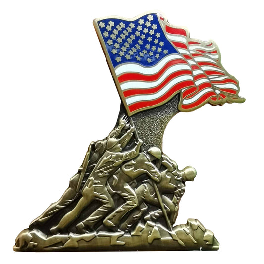 Iwo Jima 80th Anniversary Enamel Pin